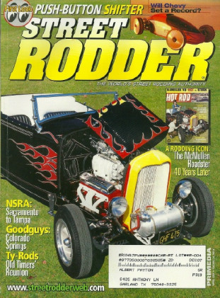 STREET RODDER 2004 APR - 32 GETS BITCHIN FLOOR, NEW SO-CAL TANKER, FUEL DOOR